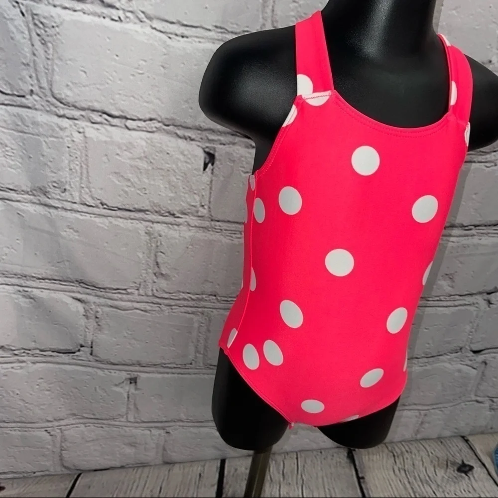 Carters polka dot swimsuit 12m